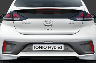 Parachoques trasero del Hyundai IONIQ Híbrido.
