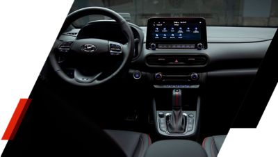 The interior design of the cockpit inside of the Hyundai N Line models.