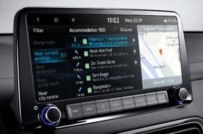 Bluelink permette di controllare Nuova Hyundai KONA con il telefono o la voce.