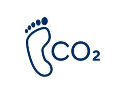 Il logo dell'impronta di carbonio Hyundai