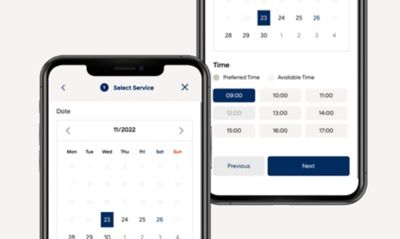 Wybierz termin wizyty serwisowej w aplikacji myHyundai.