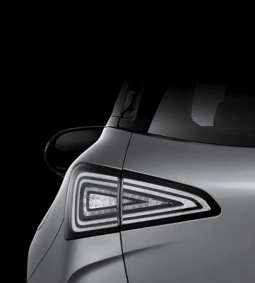 Pohled na zadní kombinovaná světla zcela nového Hyundai Nexo.