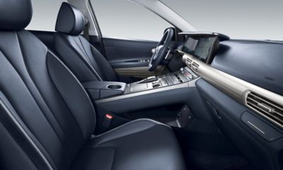 Afbeelding van het interieur van de Hyundai NEXO.