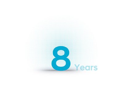 8 years icon of Hyundai.