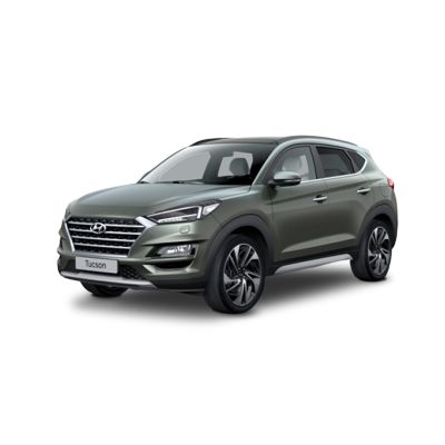 Vue latérale du tout nouveau Hyundai Tucson