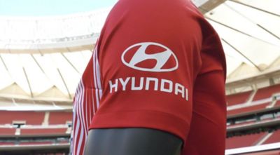 Wideo przedstawiające partnerstwo pomiędzy Hyundai a klubem Atlético de Madrid.