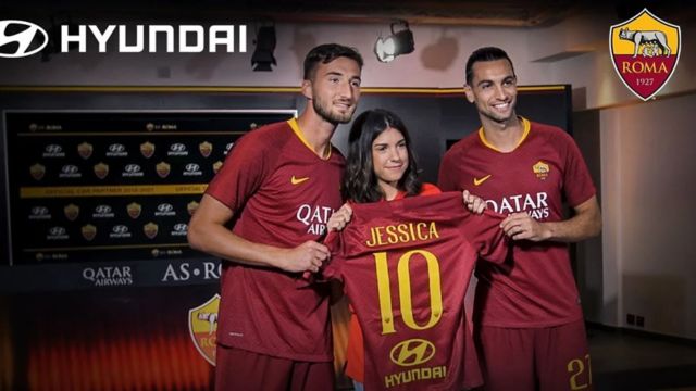 A video introducing the partnership between Hyundai and AS Roma.