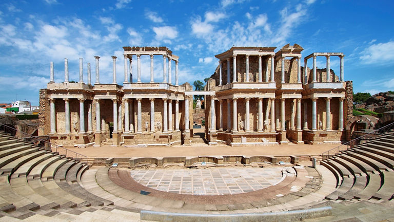 The Roman Theatre (Teatro Romano) at Merida