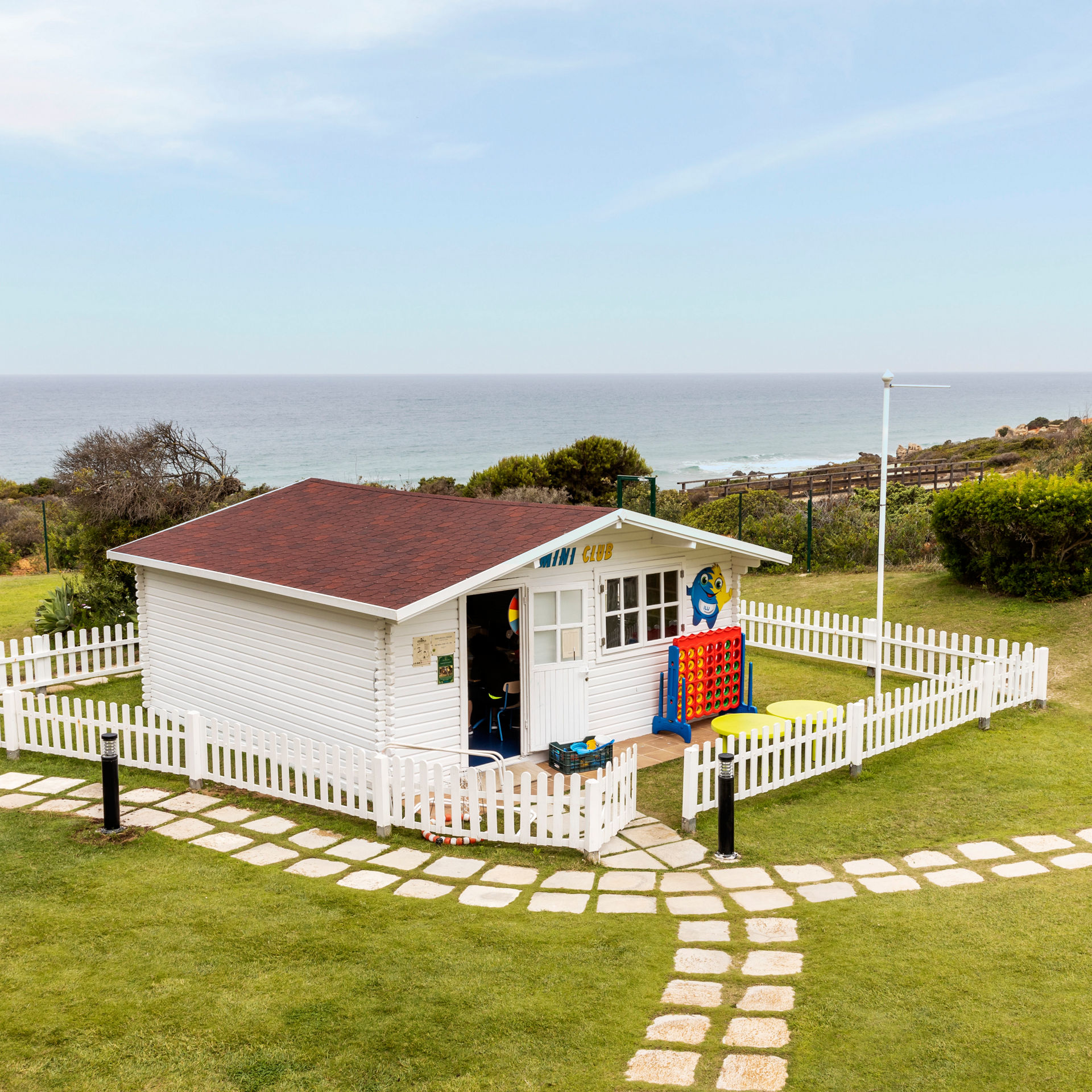 Caseta para niños en el hotel