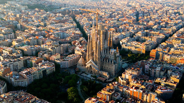 A view of Barcelona