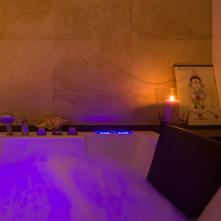 Jacuzzi con luces led