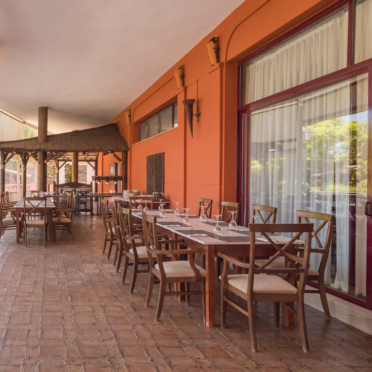 terraza del restaurante