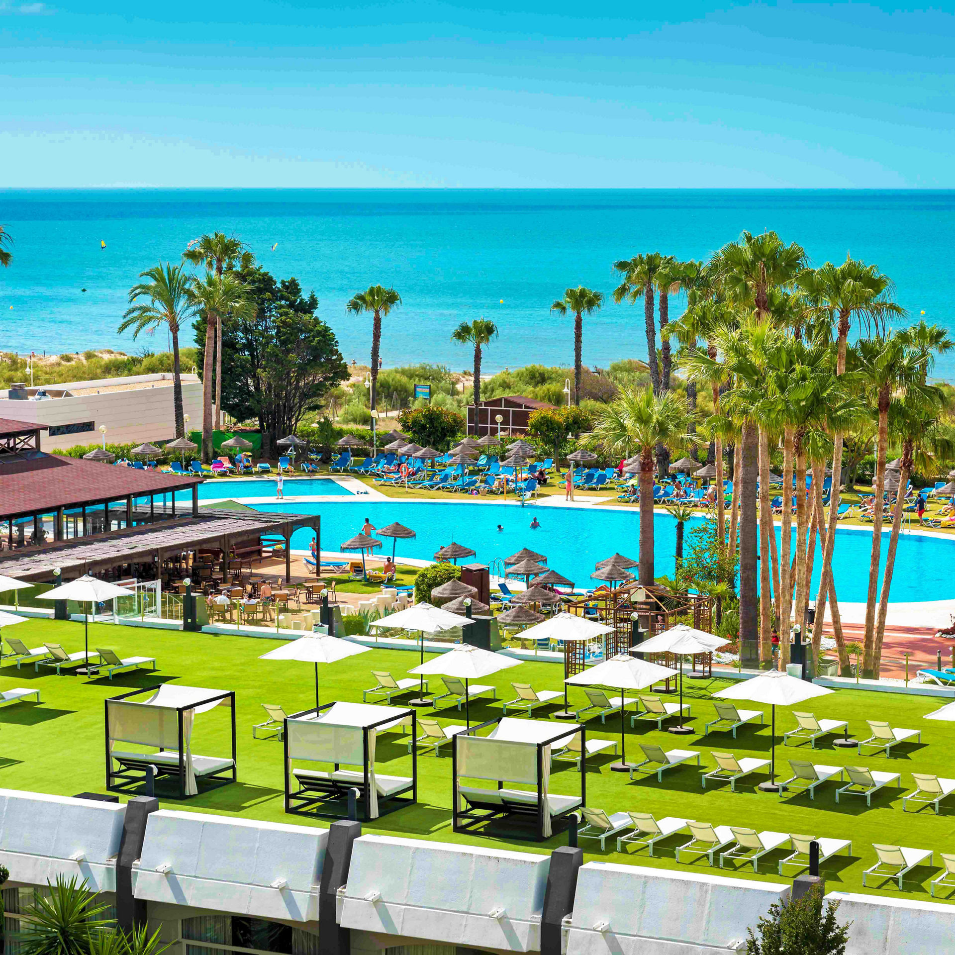 Espacio para tomar el sol