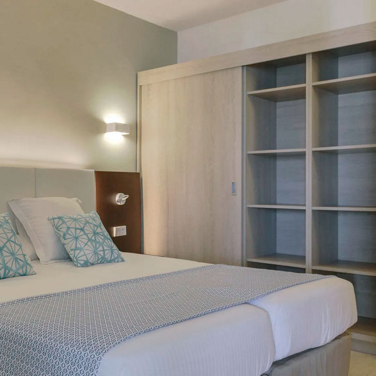 habitación encendida