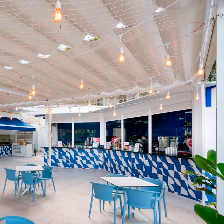 terraza del restaurante