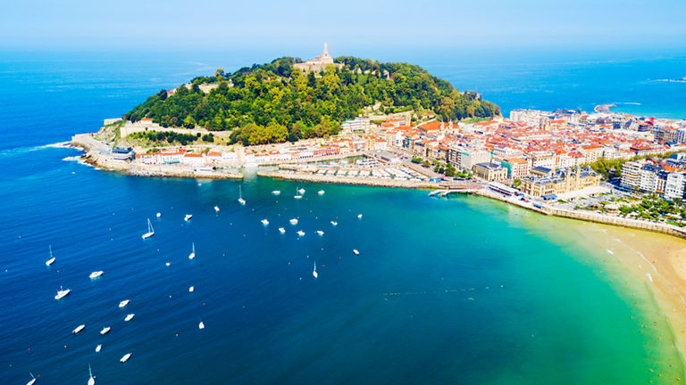 A view of San Sebastián