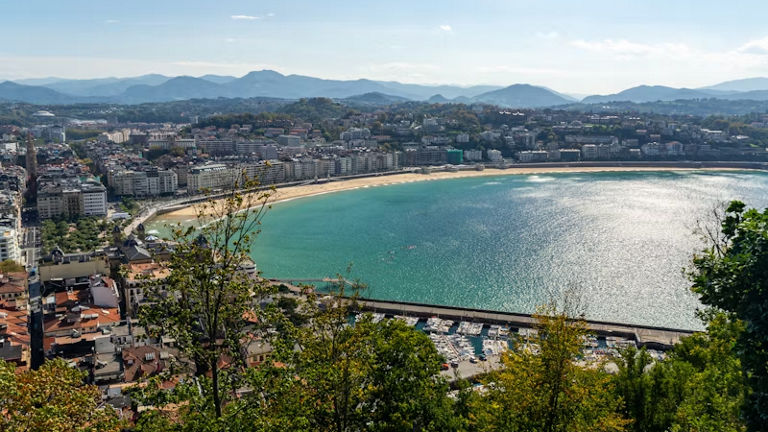 A view of San Sebastián