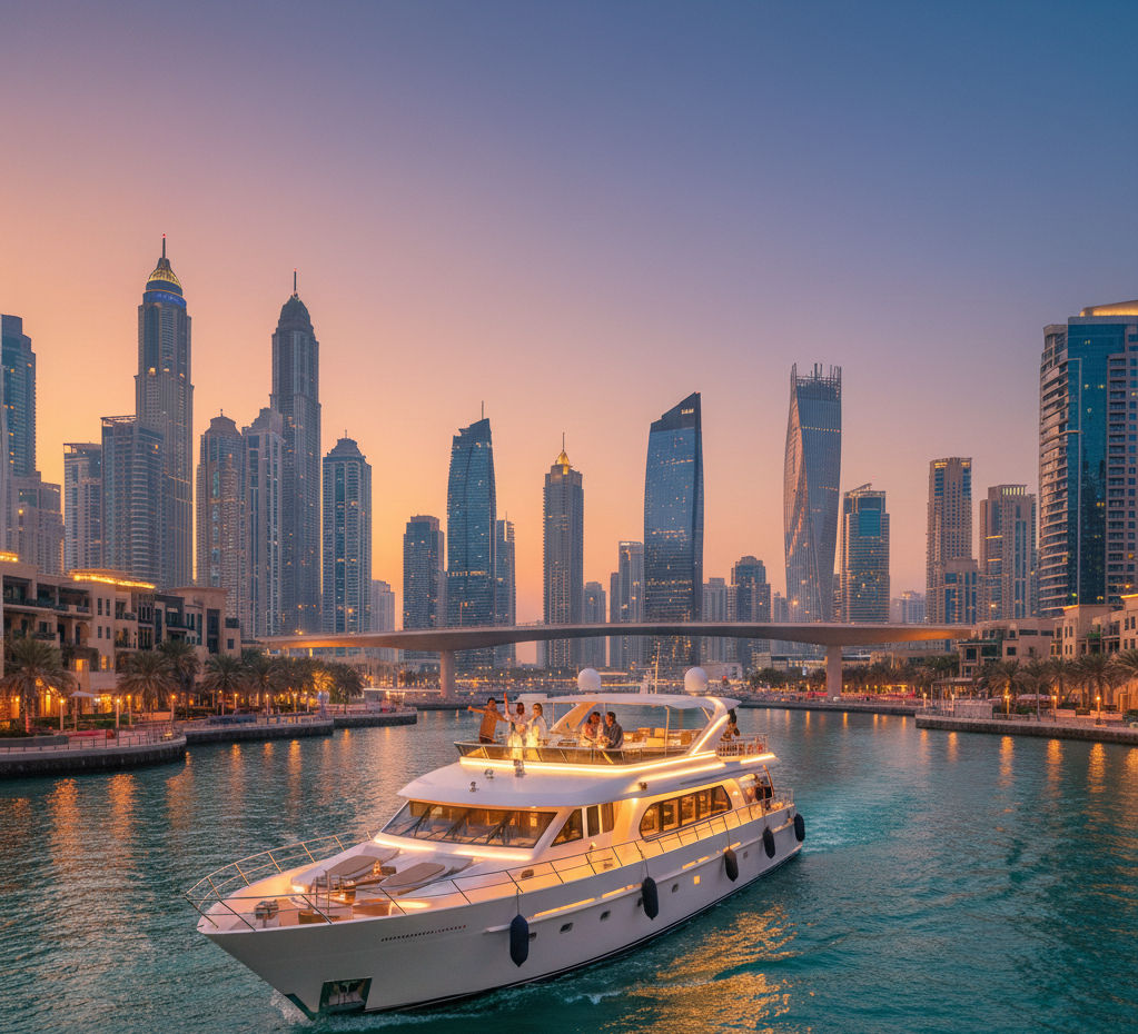 united arab emirates cruise on the dubai marina