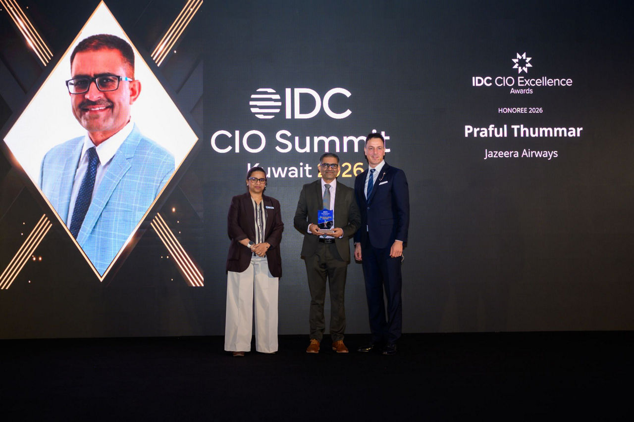 طيران الجزيرة تفوز بجائزة IDC CIO للتميز التكنولوجي عن "مبادرة بركة"