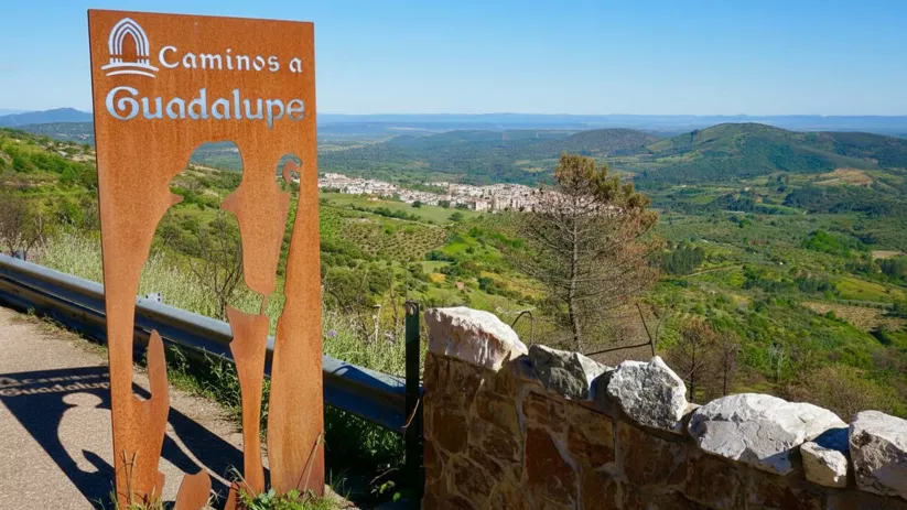 Señal de ruta de peregrinación