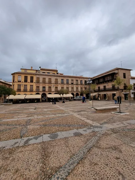 Panorámica de la Plaza Mayor de Villanueva de los Infantes