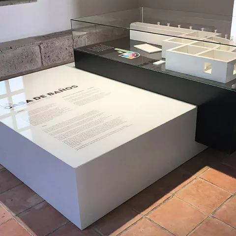 Sala del Centro de Interpretación de El Peral en Valdepeñas