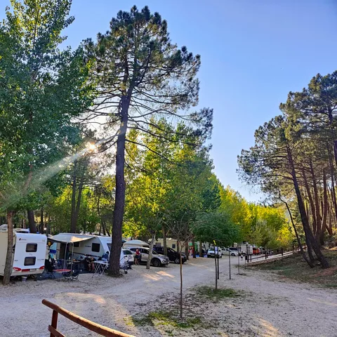 Vista general del Camping Río Mundo