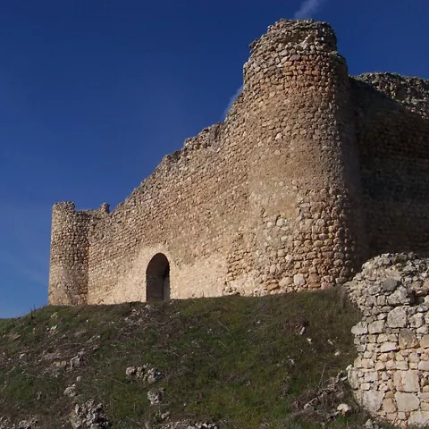 Lateral del castillo de Haro, en Villaescusa de Haro