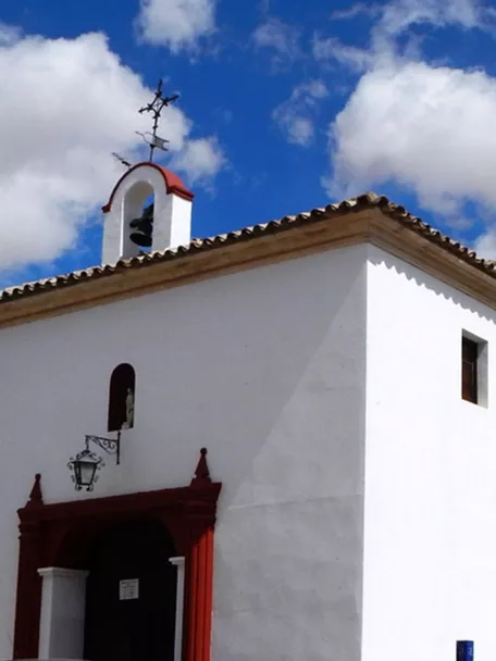 Puerta de la ermita de Santa Ana en Campo de Criptana