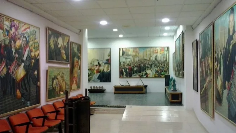 Sala del Museo de Arte Contemporáneo de Hellín