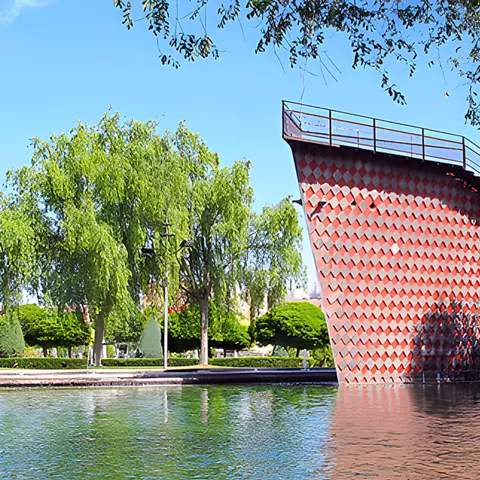 Vista del Parque del Pilar de Ciudad Real
