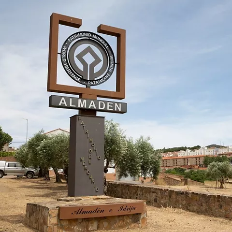 Entrada al Parque Minero de Almadén, Patrimonio de la Humanidad