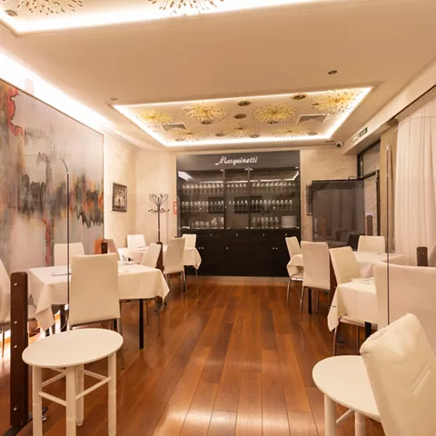 Comedor del restaurante Marquinetti