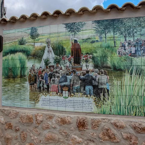 Azulejo en Villamayor de Calatrava
