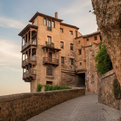 Edificio histórico sobre muralla