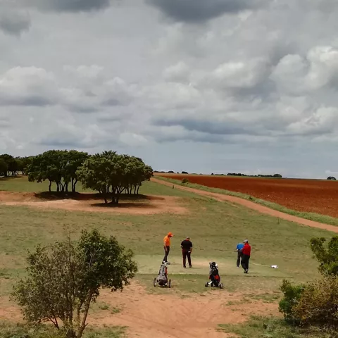 Jugadores en zona de salida