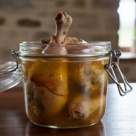 Perdiz en escabeche en tarro de cristal