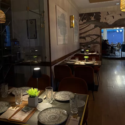 Vista del interior del restaurante