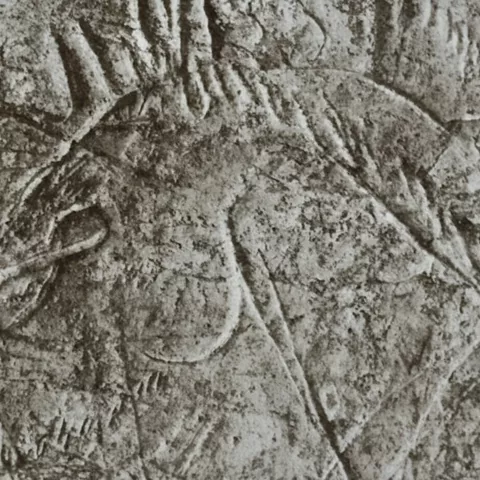 Ejemplo de arte rupestre esquemático de Chillón, Ciudad Real