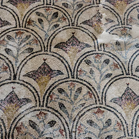 Villa romana de Noheda, mosaicos geometricos