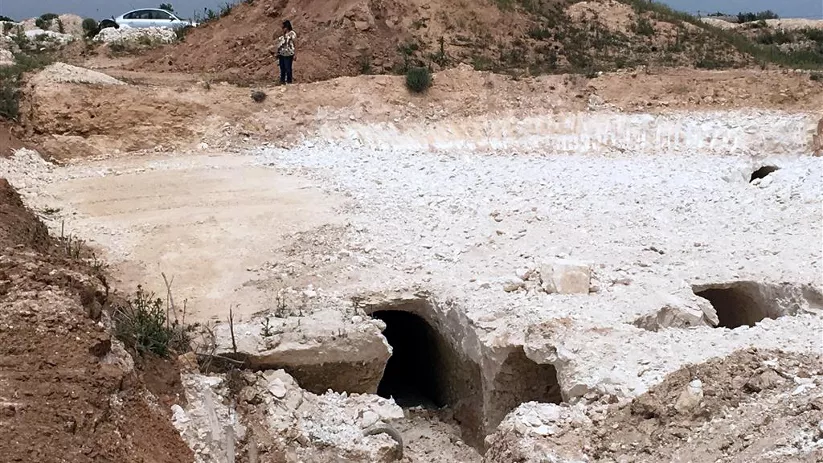 Panorámica del yacimiento de La Roda