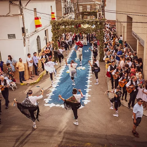 Baile tradicional en el Corpus de Porzuna