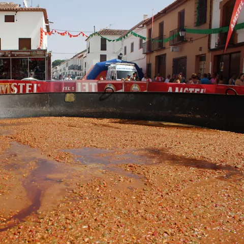 Preparación de la Fiesta del Pimiento de Villanueva de los Infantes