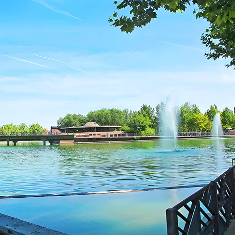 Lago del Parque del Pilar de Ciudad Real