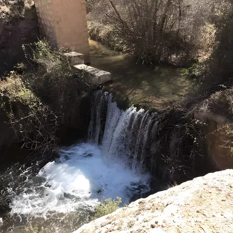 Cascada en la ruta del Zarzalar