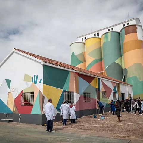 Silo del proyecto Titanes en Manzanares