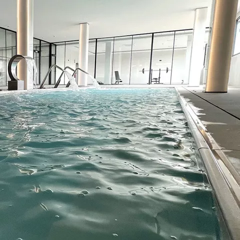 Piscina del spa en el Hotel Mirador Jorquera