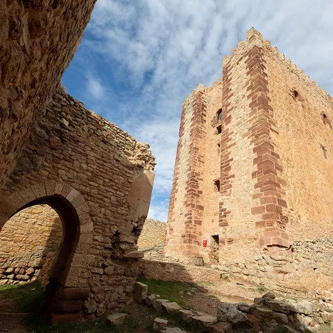 Torre defensiva vista desde el interior