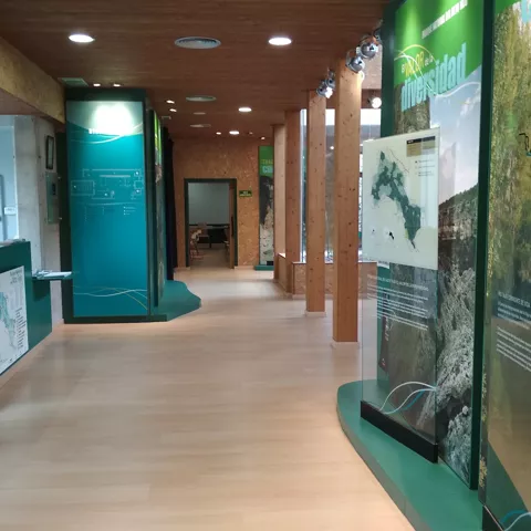 Sala expositiva del centro.