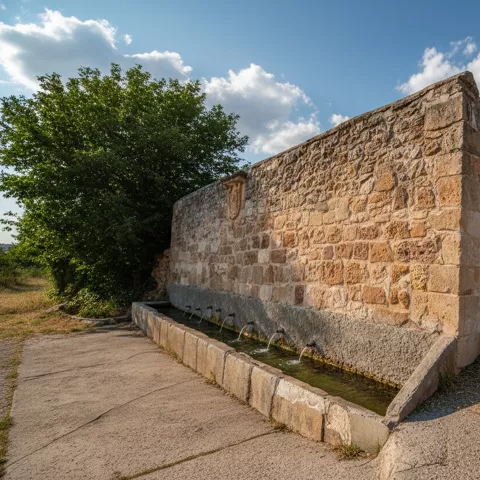 Fuente de piedra